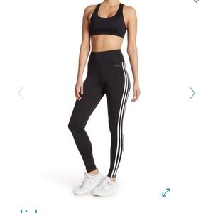 Adidas design 2 move 3 stripes high rise legging